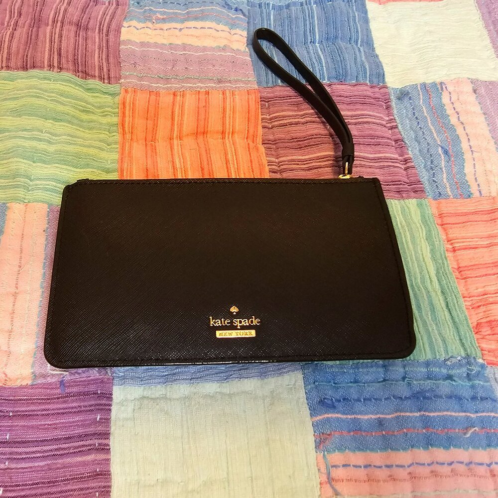 Kate Spade Black Wristlet